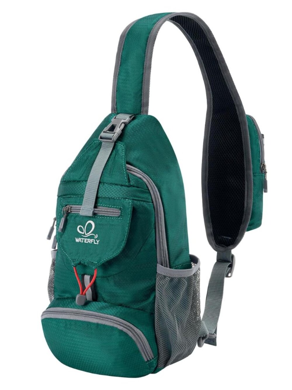 WATERFLY Packable Small Crossbody Sling Backpack Shoulder Chest Bag Daypack